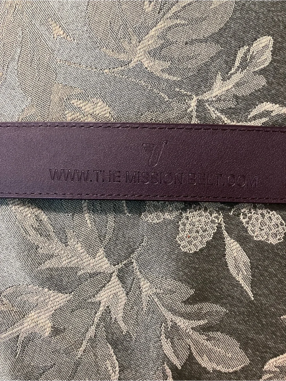 Mission Ratchet Belt  Dark Brown  Cut To Size Silver Tone Buckle  No Holes